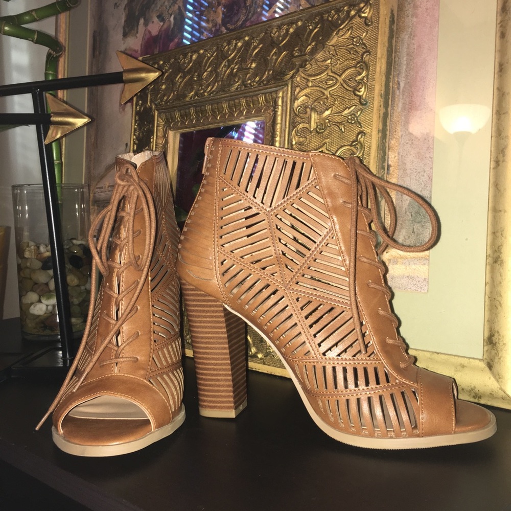 Tan Booties - Picture 2 of 3